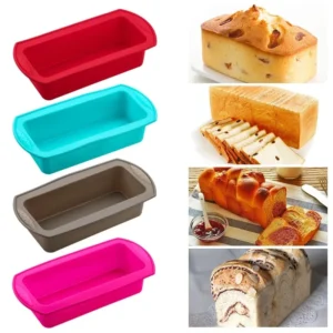 Household Rectangular Silicone Mold Candy Toast Mould Easter Bread DIY Kitchen Supplies Cake Bakeware Pan Baking Tools